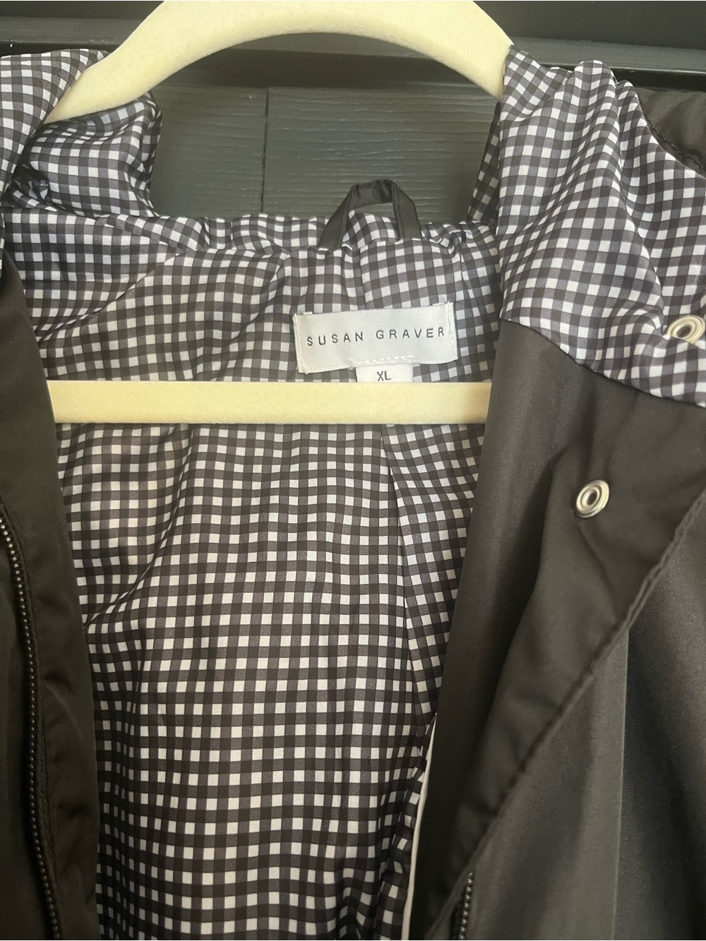 Susan Graver Waterproof Raincoat - Picture 4 of 6